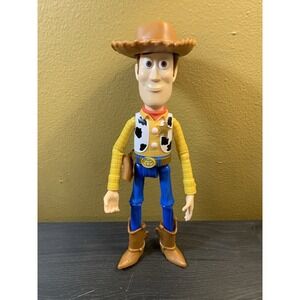 2018 Disney Pixar Mattel Toy Story Woody Action Figure Doll 9" EXCELLENT